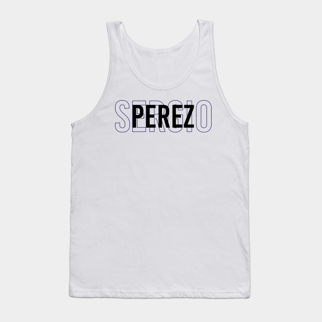 Sergio Perez Driver Name - 2022 Season #3 Tank Top by GreazyL